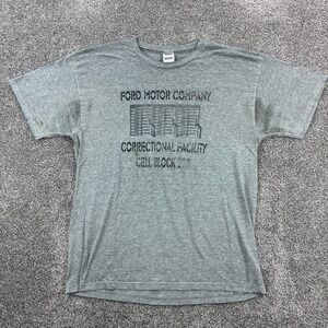 Vintage Ford Motor Company Correctional Facility Shirt Mens XL Cell Block 220‎